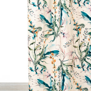 Draperie imprimata digital Terciopelo Azul