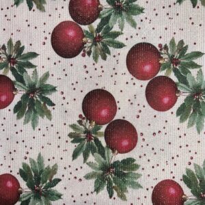 Draperie imprimata Red Globes